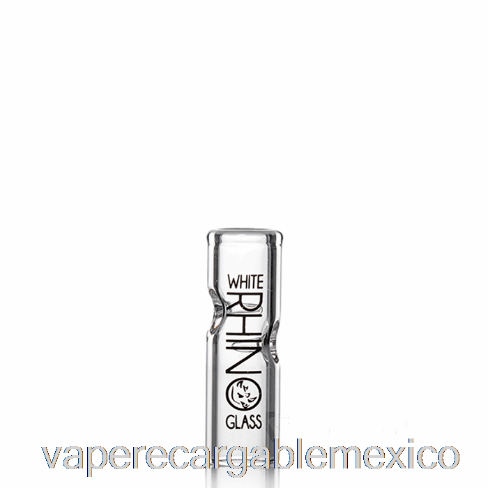 Vape Recargable Puntas De Vidrio De Rinoceronte Blanco Punta De Vidrio Redonda [xl]